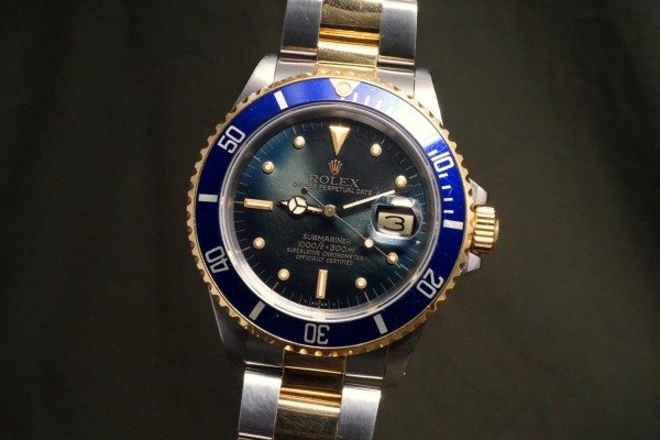 ロレックス サブマリーナ Ref-16803 BLUE DIAL FULLSET（RD-193／1988年)の詳細写真1枚目