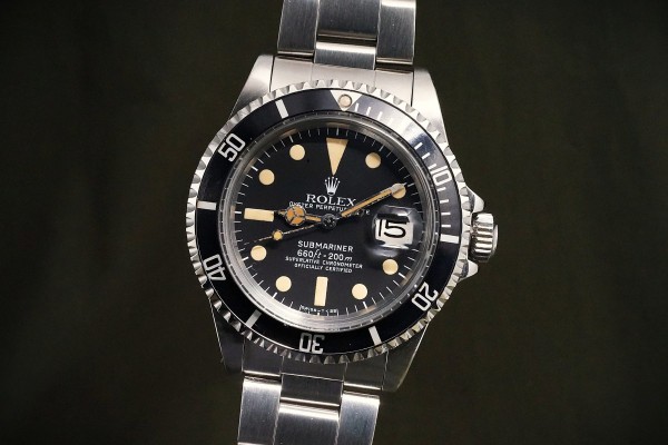 ロレックス サブマリーナ Ref-1680 Mark-1 Pumpkin Dial（RG-9／1979年)の詳細写真1枚目