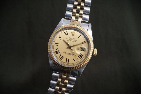 ロレックス DATEJAST Ref-1601/3 Champagne Buckley Dial（RO-362／1970年)の詳細写真2枚目