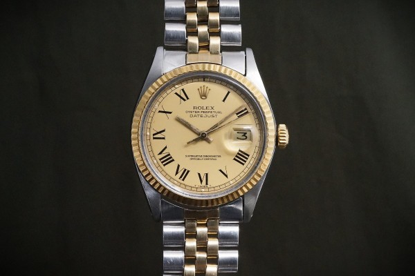 ロレックス DATEJAST Ref-1601/3 Champagne Buckley Dial（RO-362／1970年)の詳細写真3枚目