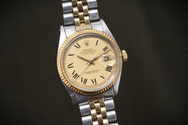 ロレックス DATEJAST Ref-1601/3 Champagne Buckley Dial（RO-362／1970年)の詳細写真4枚目
