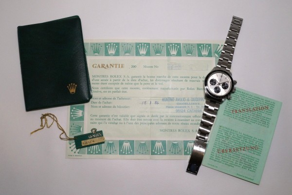 ロレックス OYSTER COSMOGRAPH Ref-6263 BIG デイトナ Guarantee（RS-167／1983年)の詳細写真11枚目