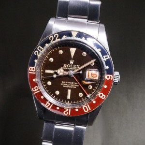 ロレックス GMTマスター Ref-6542 Bakelite Bezel Tropical Dial