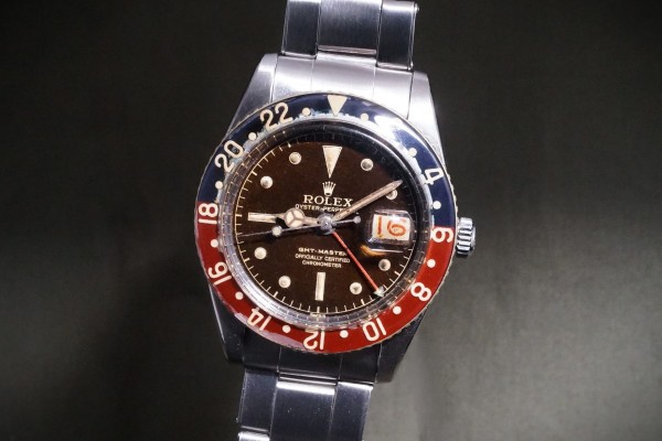 ロレックス GMTマスター Ref-6542 Bakelite Bezel Tropical Dial（RS-414／1959年)の詳細写真1枚目