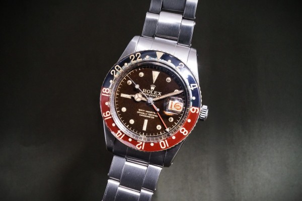 ロレックス GMTマスター Ref-6542 Bakelite Bezel Tropical Dial（RS-414／1959年)の詳細写真2枚目