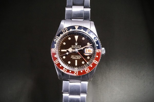 ロレックス GMTマスター Ref-6542 Bakelite Bezel Tropical Dial（RS-414／1959年)の詳細写真3枚目