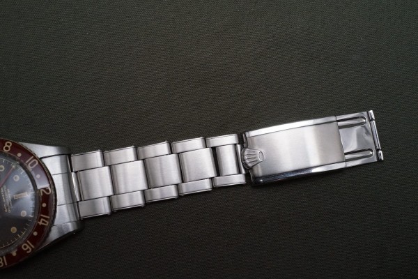 ロレックス GMTマスター Ref-6542 Bakelite Bezel Tropical Dial（RS-414／1959年)の詳細写真8枚目