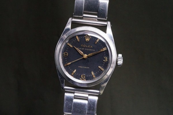 ロレックス OYSTER SPEEDKING Ref-6020 EX Desaign Black  Dial（RO-364／1953年)の詳細写真1枚目