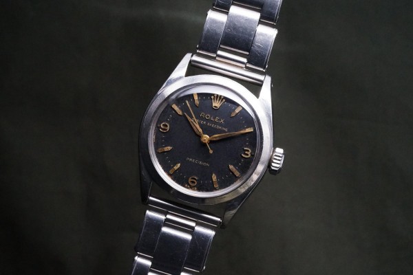 ロレックス OYSTER SPEEDKING Ref-6020 EX Desaign Black  Dial（RO-364／1953年)の詳細写真2枚目