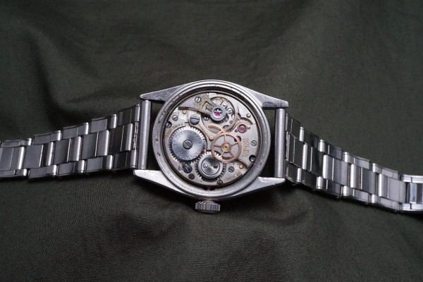 ロレックス OYSTER SPEEDKING Ref-6020 EX Desaign Black  Dial（RO-364／1953年)の詳細写真10枚目