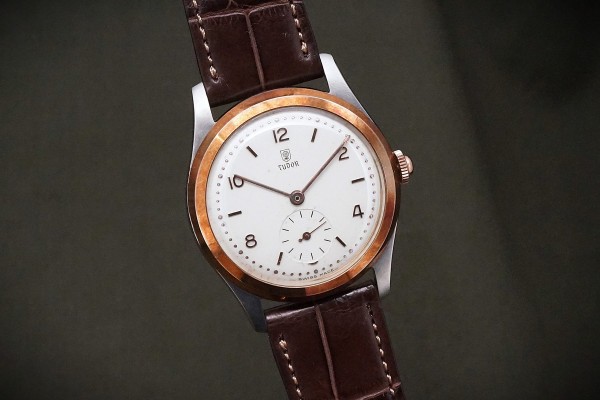 チュードル OYSTER Ref-928 Small Rose in Shield Dial（TG-5／1940’s)の詳細写真4枚目
