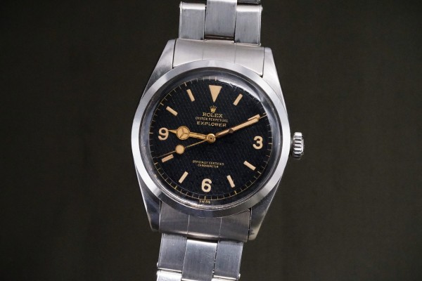 ロレックス EXPLORER Ref-6350 Honeycomb Dial（RS-418／1953年)の詳細写真1枚目