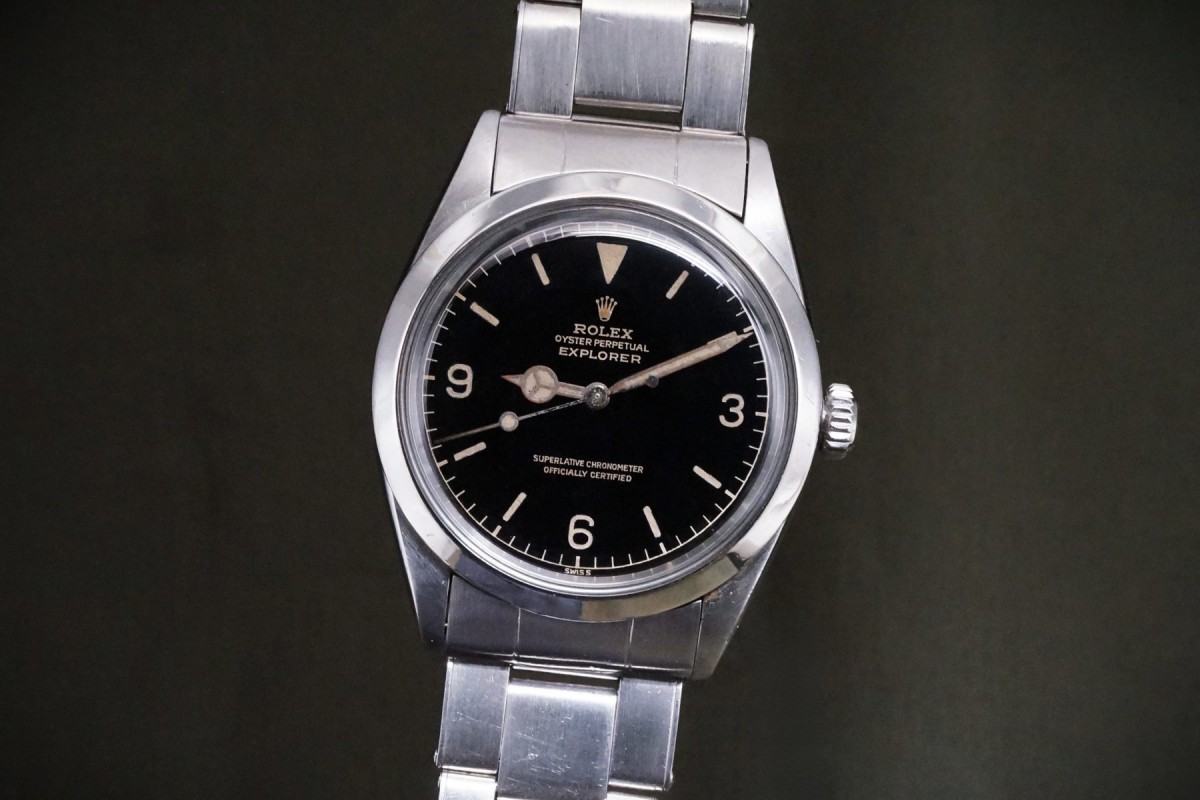 ロレックス EXPLORER Ref-1016 Chapterring Glossy Gilt Dial（RS-420／1962年)