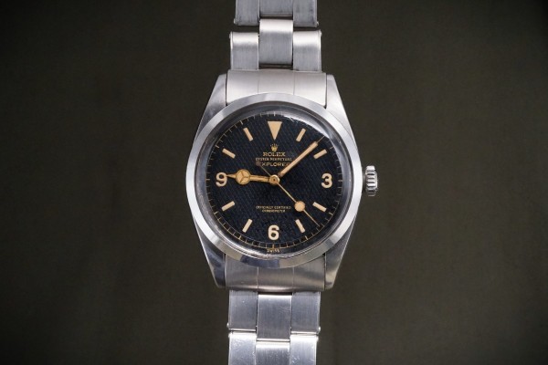 ロレックス EXPLORER Ref-6350 Honeycomb Dial（RS-418／1953年)の詳細写真3枚目