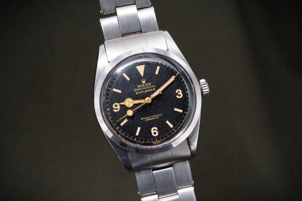 ロレックス EXPLORER Ref-6350 Honeycomb Dial（RS-418／1953年)の詳細写真4枚目