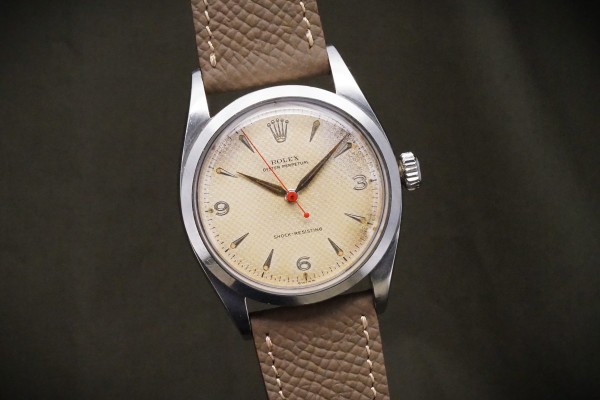 ロレックス Big Bubble Ref-6298 Honeycomb Dial（RO-370／1953年)の詳細写真4枚目
