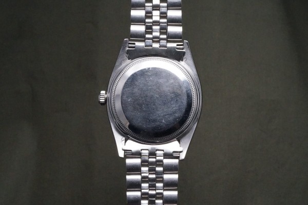 ロレックス BIG OYSTER PERPETUAL Ref-6614 Black Gilt Dial Rare!（RO-373／1957年)の詳細写真6枚目
