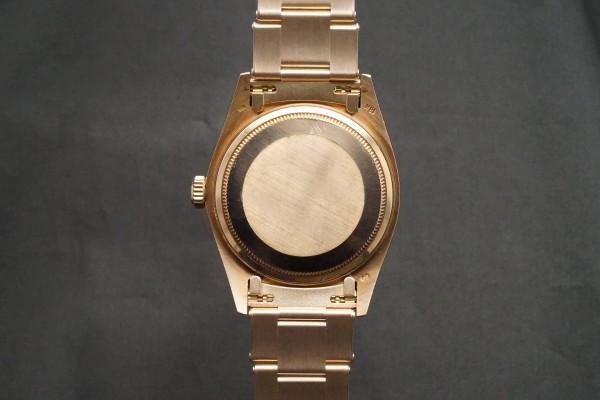 ロレックス DATE‐JUST 16018 18KYG BULE STELLA DIAL（RD-206／1981年)の詳細写真6枚目