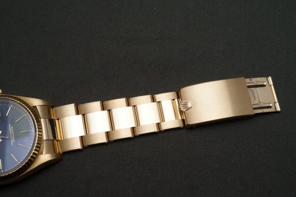 ロレックス DATE‐JUST 16018 18KYG BULE STELLA DIAL（RD-206／1981年)の詳細写真8枚目