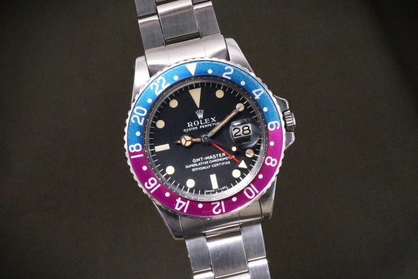ロレックス GMTマスター Ref-1675 Long-E Fuchsia Bezel（RS-337／1968年)の詳細写真4枚目
