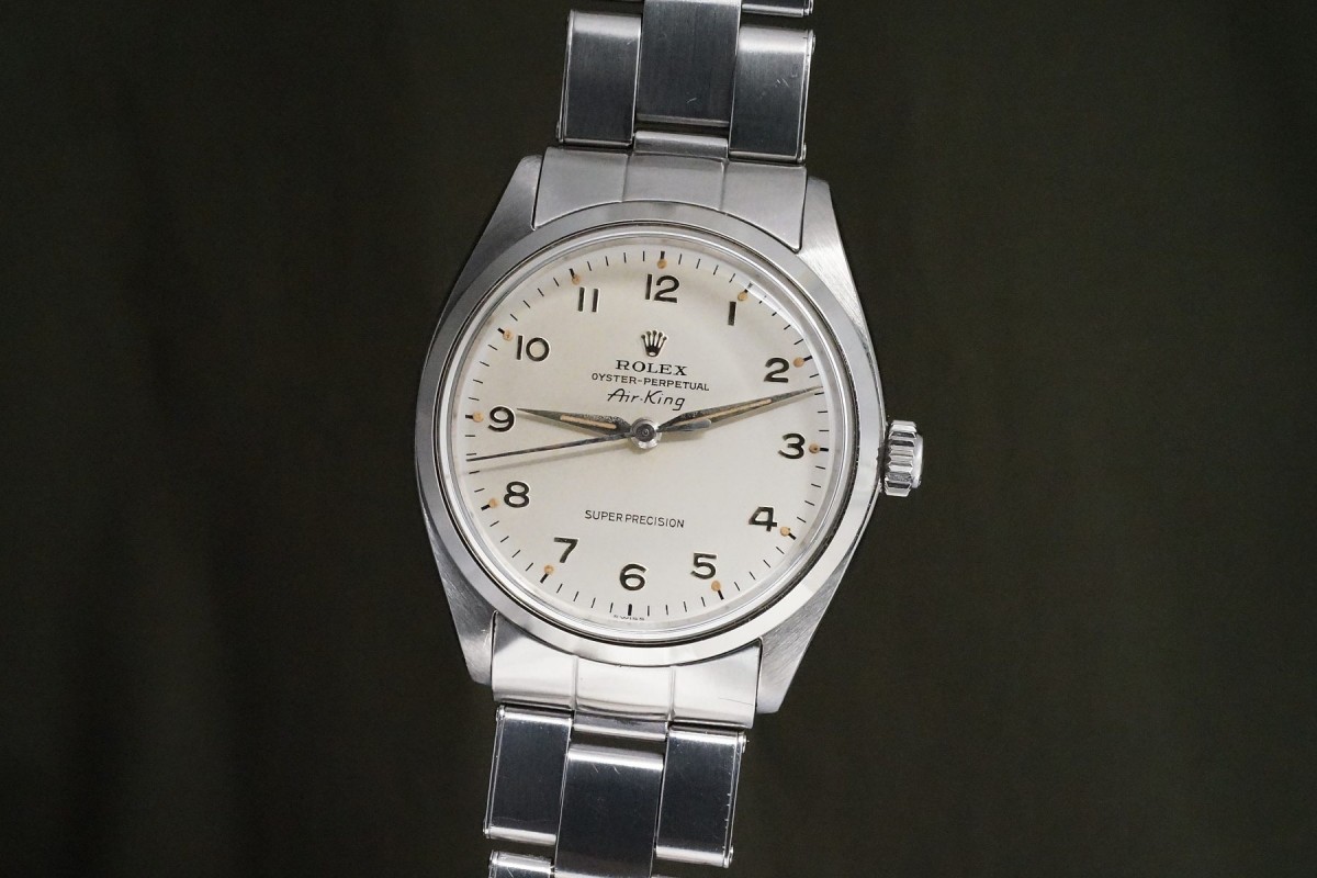 ロレックス Air-King Ref-5500 All Arabic Cream Dial（RO-289／1962年)
