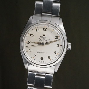 ロレックス Air-King Ref-5500 All Arabic Cream Dial