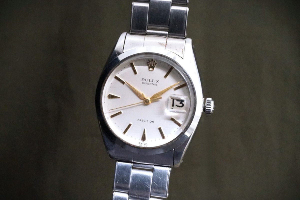ロレックス OYSTERDATE Ref-6694 Cream Dial(RO-396/1962年)