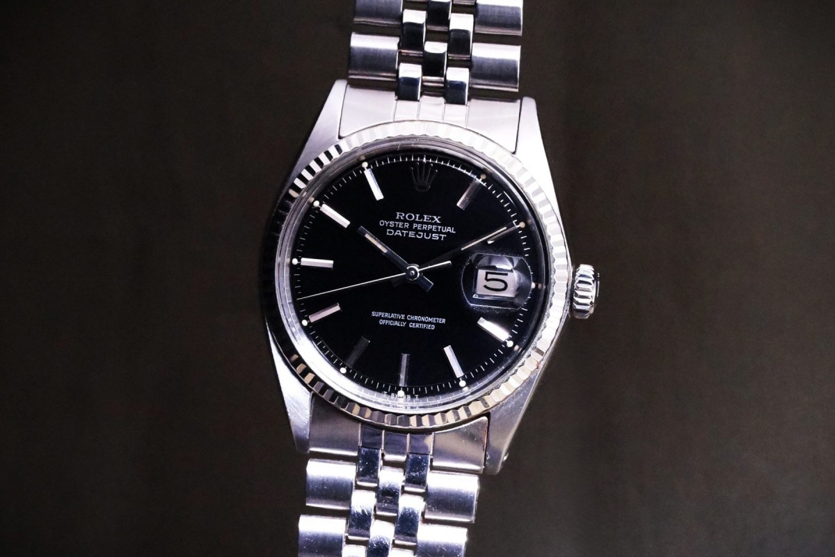 ロレックス デイトジャスト Ref-1601 Black Mirror Dial（RO-397／1970年)