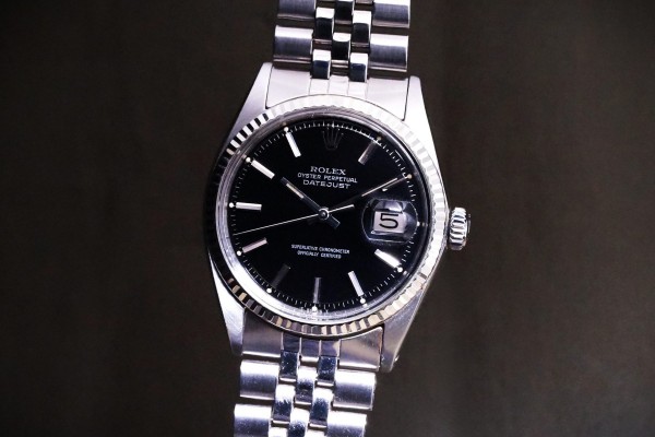 ロレックス デイトジャスト Ref-1601 Black Mirror Dial（RO-397／1970年)の詳細写真1枚目