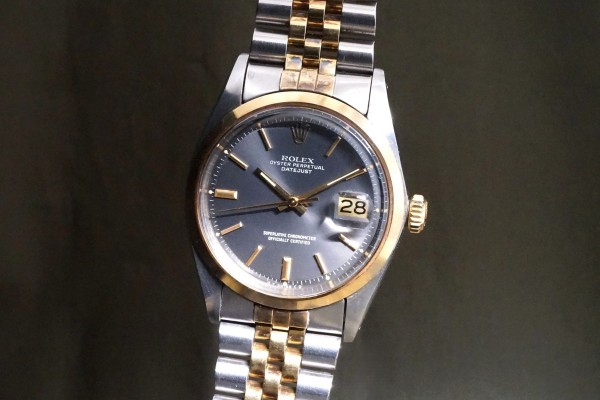 ロレックス デイトジャスト Ref-1600/3 Grey Dial Rare!（RO-399／1975年)の詳細写真1枚目