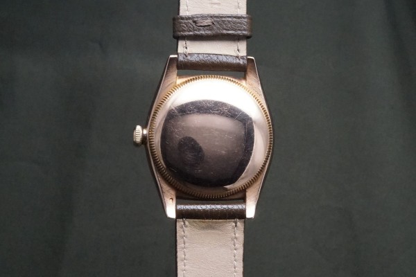 ロレックス バブルバック Ref-3131 18KPG（RO-381／1947年)の詳細写真8枚目