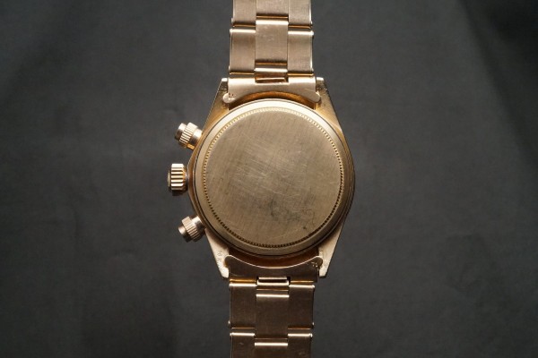 ロレックス OYSTER COSMOGRAPH Ref-6263/8 18KYG Split Dial（RS-353／1969年)の詳細写真6枚目