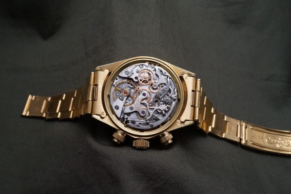 ロレックス OYSTER COSMOGRAPH Ref-6263/8 18KYG Split Dial（RS-353／1969年)の詳細写真10枚目