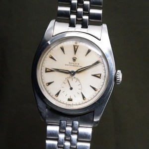 ロレックス OYSTER PERPETUAL Ref-6026 Big バブルバック Rare!