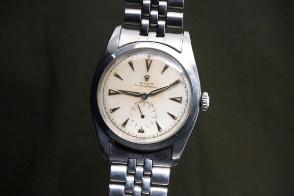 ロレックス OYSTER PERPETUAL Ref-6026 Big バブルバック Rare!（RO-387／1952年)の詳細写真1枚目