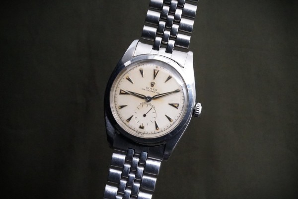 ロレックス OYSTER PERPETUAL Ref-6026 Big バブルバック Rare!（RO-387／1952年)の詳細写真2枚目