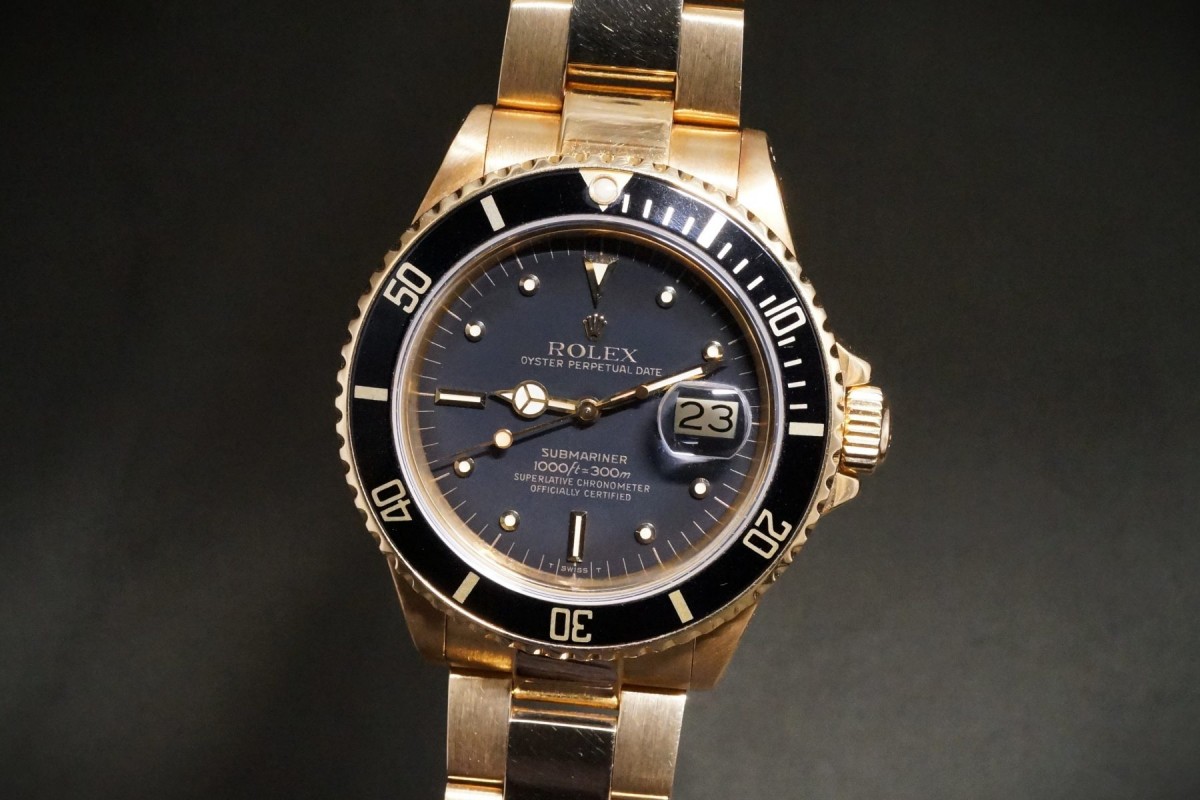 ロレックス サブマリーナ Ref-16808 Matte Black Nipple Dial（RD-213／1986年)