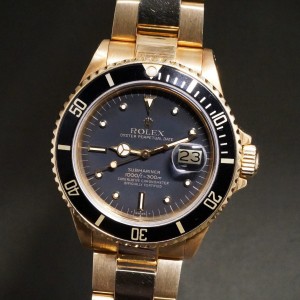 ロレックス サブマリーナ Ref-16808 Matte Black Nipple Dial