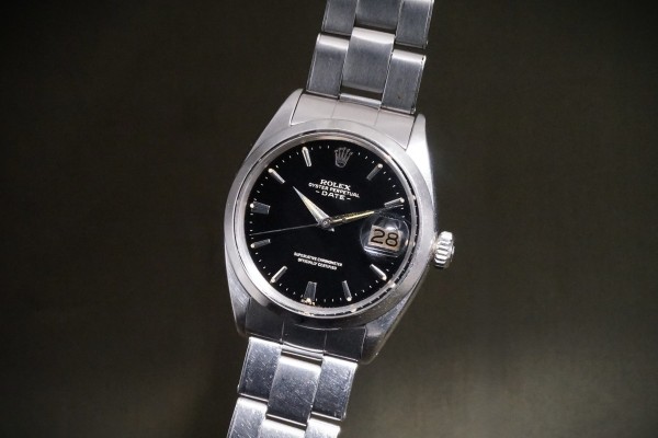 ロレックス  OYSTER PERPETUAL DATE Ref-1500 Gilt Gloss Dial（RO-385／1962年)の詳細写真2枚目