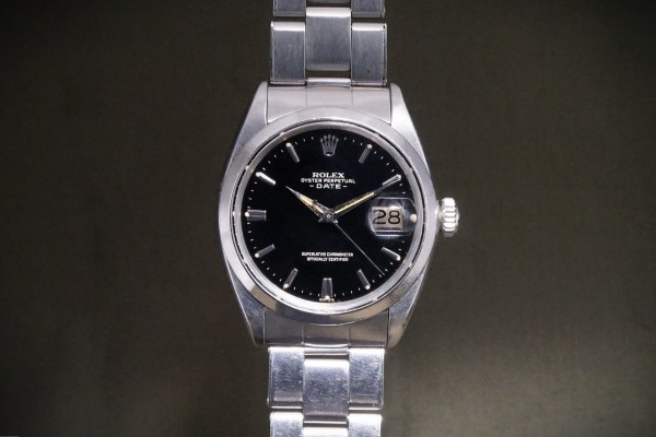 ロレックス  OYSTER PERPETUAL DATE Ref-1500 Gilt Gloss Dial（RO-385／1962年)の詳細写真3枚目