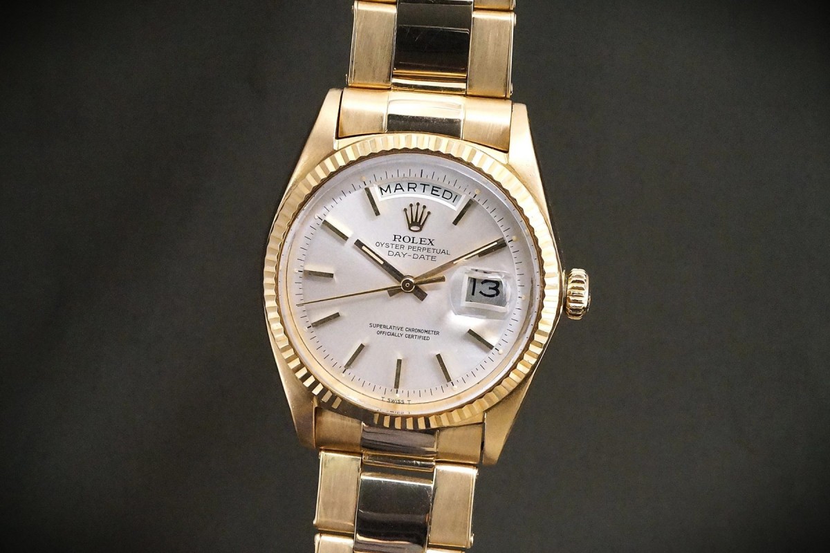 ロレックス デイデイト Ref-1803/8 with Rivet Bracelet(RO-391/1972年)