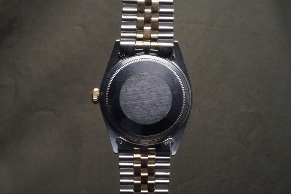 ロレックス デイトジャスト Ref-1601/3 Black Mirror Dial（RO-394／1970年)の詳細写真6枚目
