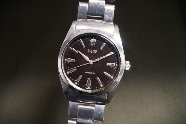 ロレックス Big Oyster Ref-6424 Black Gilt Dial（RS-393／1963年)の詳細写真1枚目