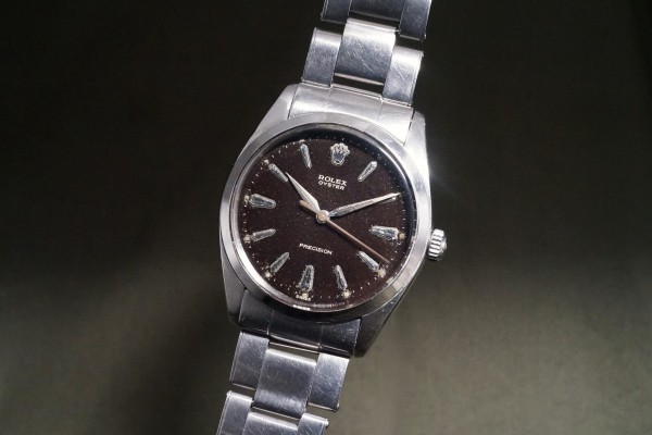 ロレックス Big Oyster Ref-6424 Black Gilt Dial（RS-393／1963年)の詳細写真2枚目