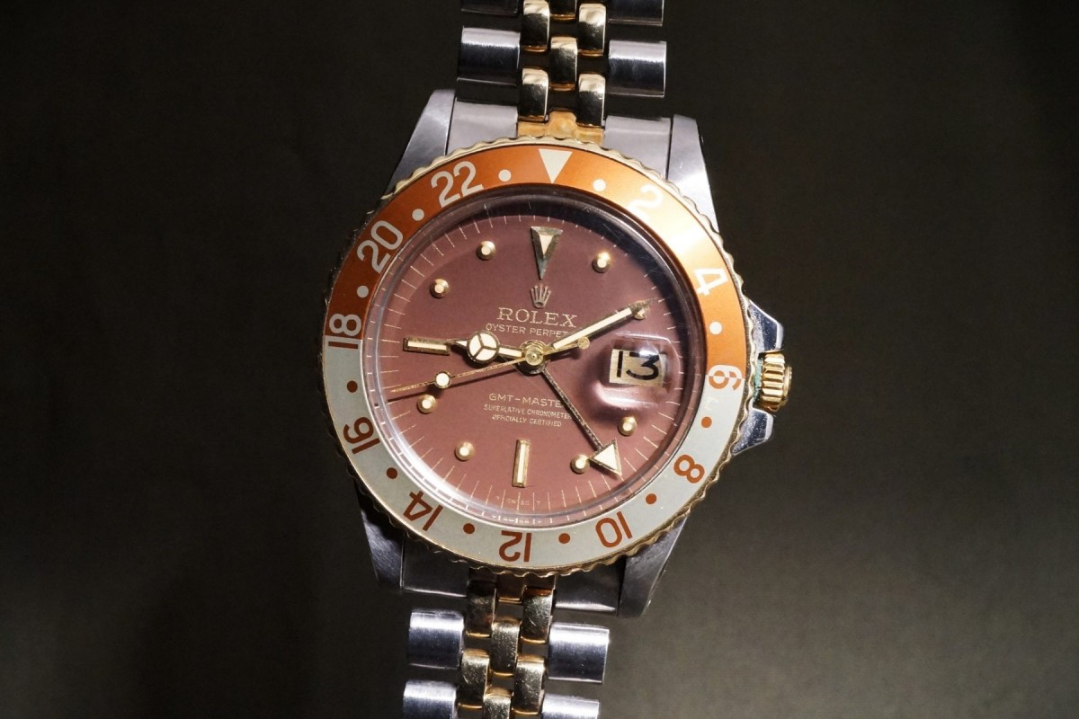 ロレックス GMTマスター Ref-1675/3 Brown Nipple Dial(RS-424/1976年)