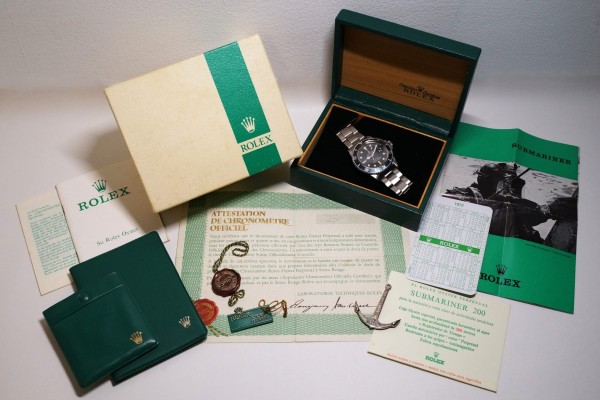 ロレックス 赤サブマリーナ Ref-1680 Mark-4 Full Set（RG-18／1970年)の詳細写真11枚目