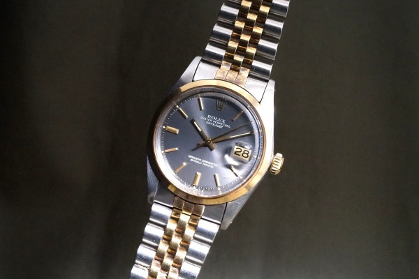 ロレックス デイトジャスト Ref-1600/3 Grey Dial Rare!（RO-399／1975年)の詳細写真2枚目