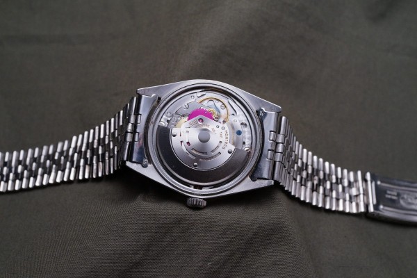 ロレックス デイトジャスト Ref-1601 Black Mirror Dial（RO-397／1970年)の詳細写真12枚目