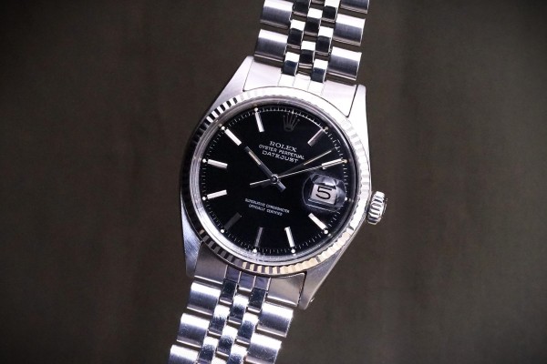 ロレックス デイトジャスト Ref-1601 Black Mirror Dial（RO-397／1970年)の詳細写真5枚目