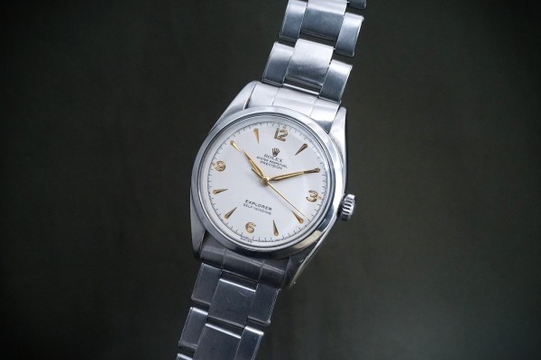 ロレックス EXPLORER Ref-6298 Powder White Dial（RO-399／1956年)の詳細写真2枚目